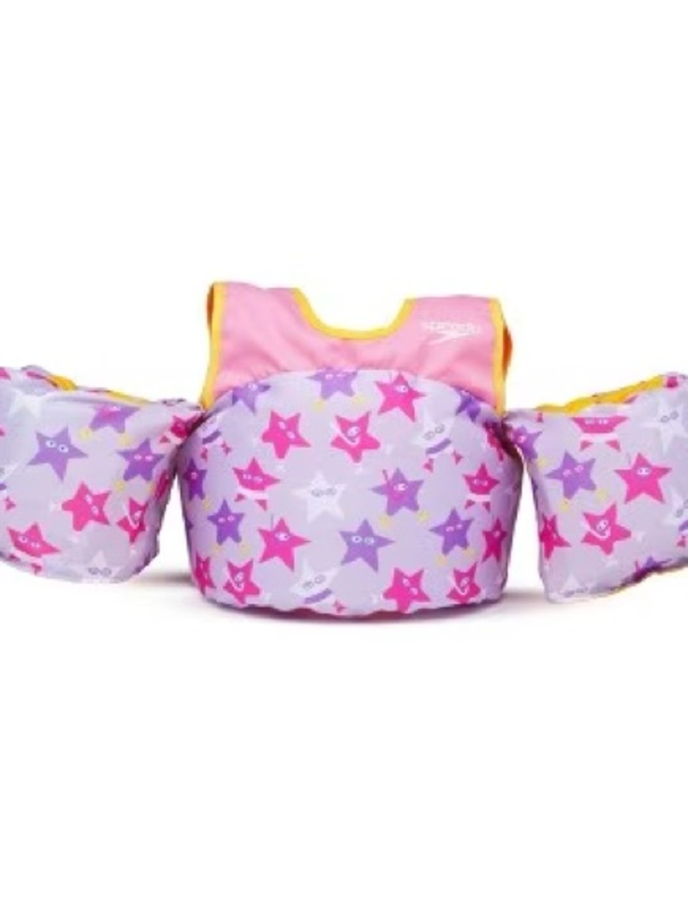 Speedo Pink & Purple Star Splash Jammer Floatation Vest with Yellow Trim